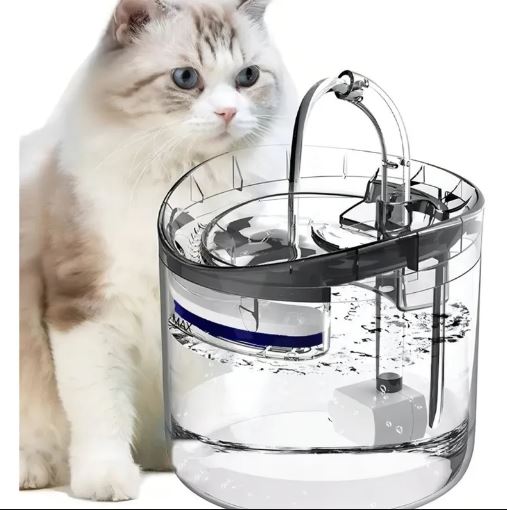Fuente De Agua Para Gatos y perro  Con Sensor